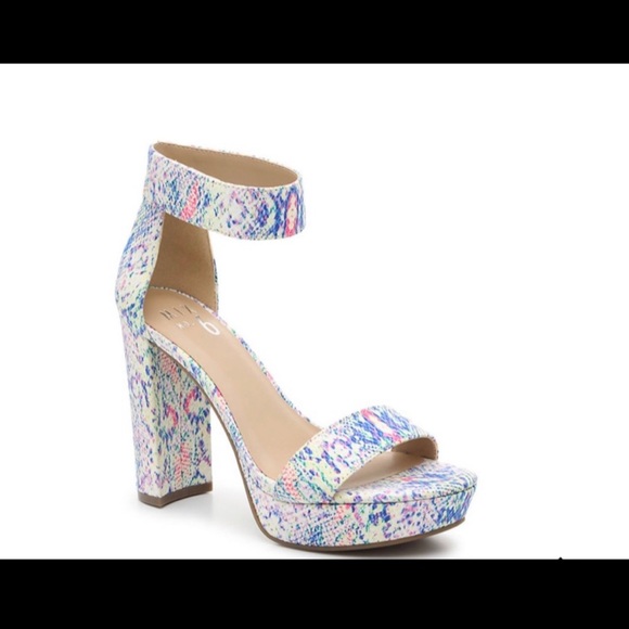 Mix No. 6 Shoes - Mix Taci Chunky Heel Sandals - Size 8.5